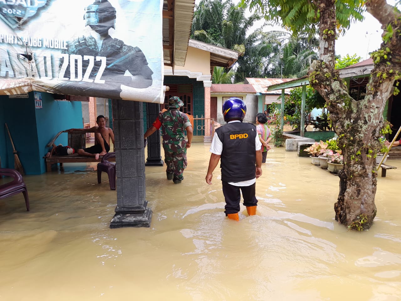 1.116 Rumah Terendam Akibat Banjir di Kabupaten Langkat